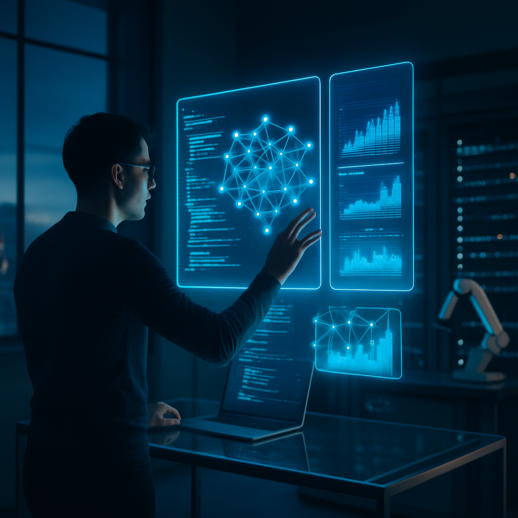 Contextual background illustrating AI tool platform